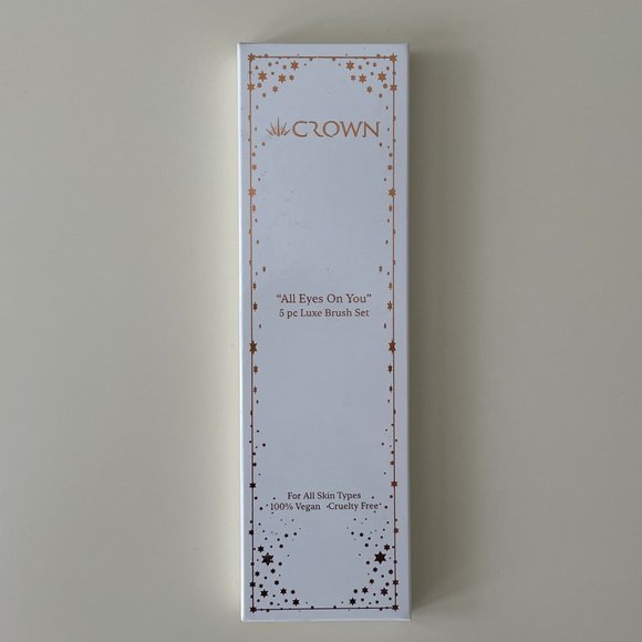 Crown All Eyes On You 5-Piece Luxe Brush Set -For all skin types, 100% Vegan New - Picture 4 of 5